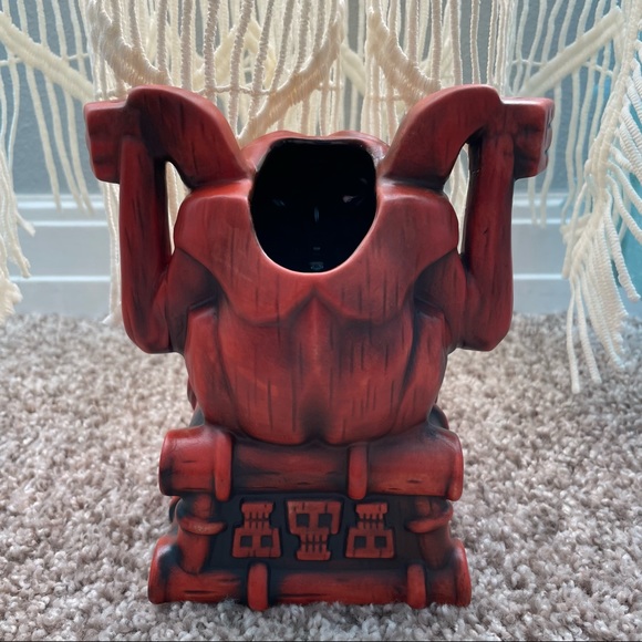 NEW Trader Sams Disneyland Haunted Mansion Gargoyle Tiki Mug 1st Edition Torches - Picture 5 of 6